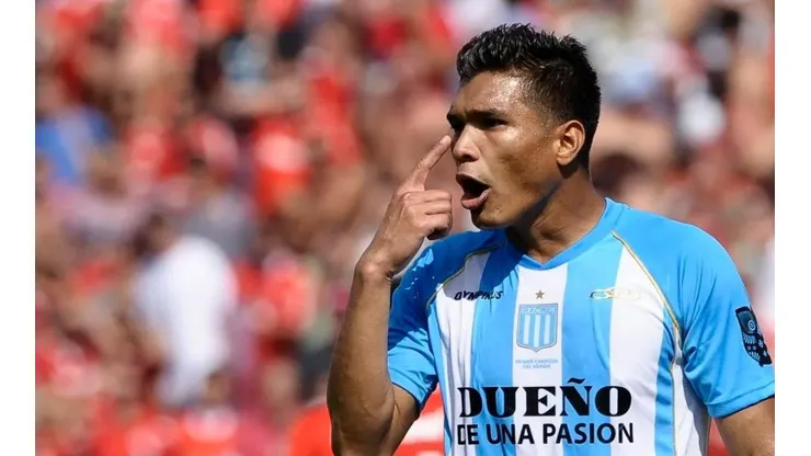 Teófilo Gutiérrez en su paso por Racing Club de Avellaneda.