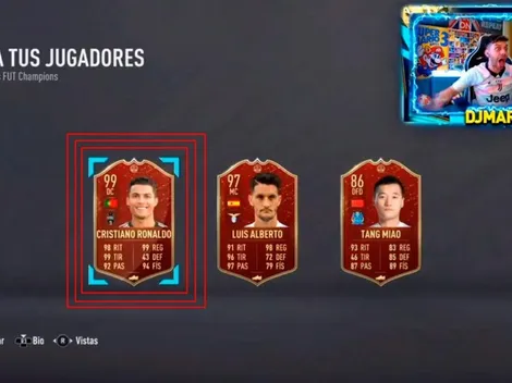 Locura total: DjMariio le sacó un CR7 de FUT Champions a un usuario Plata 1