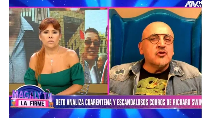 Beto Ortíz este miércoles fue entrevistado por Magaly Medina.