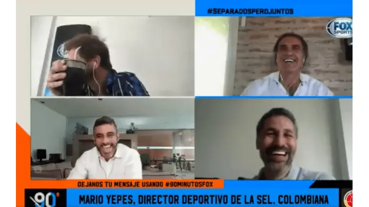 Vignolo le recordó a Yepes el caño de Riquelme y Ruggeri hizo reír a todos