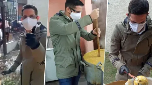 Iván Marcone, el mejor de la cuarentena: ayuda con ollas populares