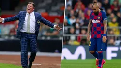 Miguel Herrera y Arturo Vidal (Foto: Getty Images)