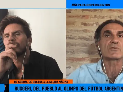 Vignolo y una emotiva entrevista a Ruggeri