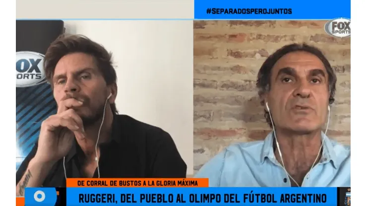Vignolo y una emotiva entrevista a Ruggeri