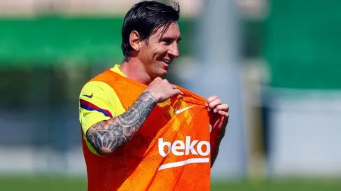 Foto de Lionel Messi en Barcelona.