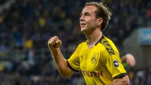 Mario Götze, todavía en Borussia Dortmund.