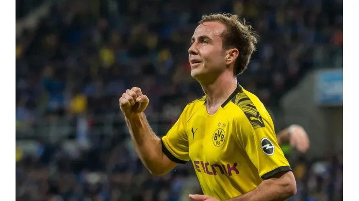 Mario Götze, todavía en Borussia Dortmund.
