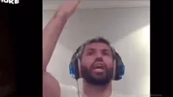 Agüero se re calentó cuando estaba en vivo: "¡Pero callate!"