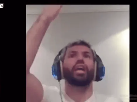 Agüero se re calentó cuando estaba en vivo: "¡Pero callate!"