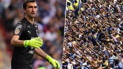 Marcelo Barovero y porra de Pumas UNAM (Getty Images)