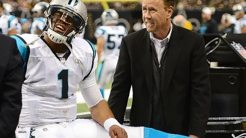 Lesión de Cam Newton. Foto: Getty.