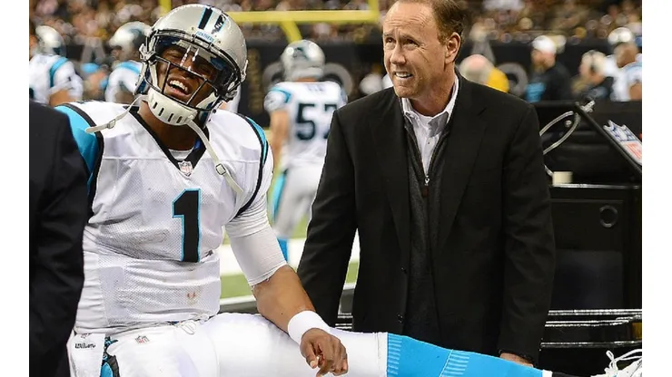 Lesión de Cam Newton. Foto: Getty.