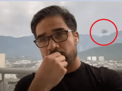 ¡Qué miedo! Un OVNI apareció en plena transmisión deportiva de Monterrey