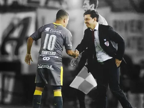 Con foto y video, River recordó cómo se conocieron Gallardo y Quintero
