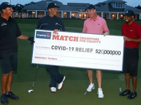 La millonaria cifra que se juntó en duelo de golf entre Brady y Manning