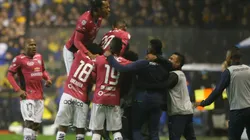 El festejo de Independiente del Valle en plena Bombonera.