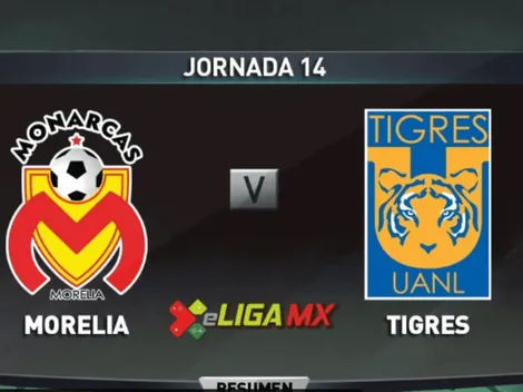 En Vivo: Morelia vs Tigres por la jornada 14 de la eLiga MX