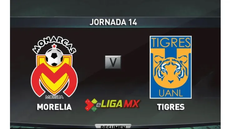 En Vivo: Morelia vs Tigres por la jornada 14 de la eLiga MX