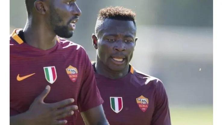 Joseph Bouasse con los colores de la Roma.