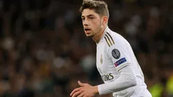 Fede Valverde, en acción en un encuentro del Real Madrid (Foto: Getty)