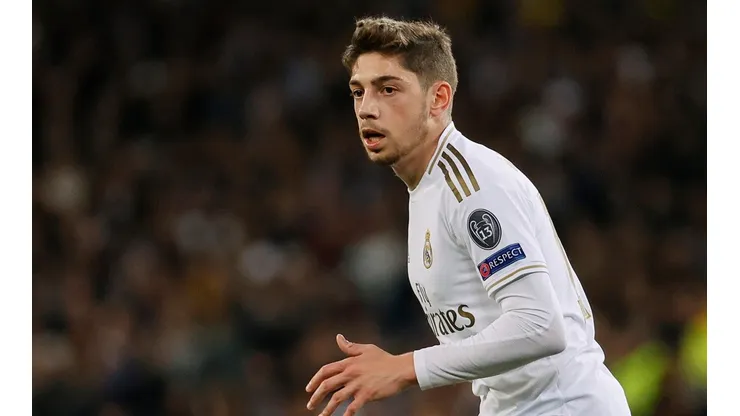 Fede Valverde, en acción en un encuentro del Real Madrid (Foto: Getty)