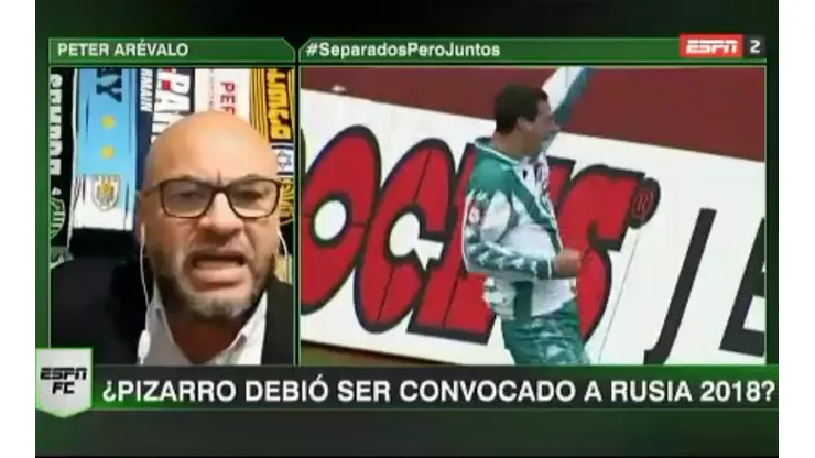 Peter Arévalo opinó sobre Pizarro y Rusia 2018.