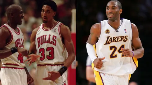 Michael Jordan, Scottie Pippen y Kobe Bryant