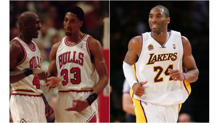 Michael Jordan, Scottie Pippen y Kobe Bryant