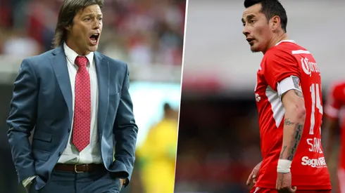 Matías Almeyda y Rubens Sambueza (Foto: Getty Images)