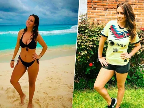 Ingrid Garibay, la hermosa conductora y fanática del Club América
