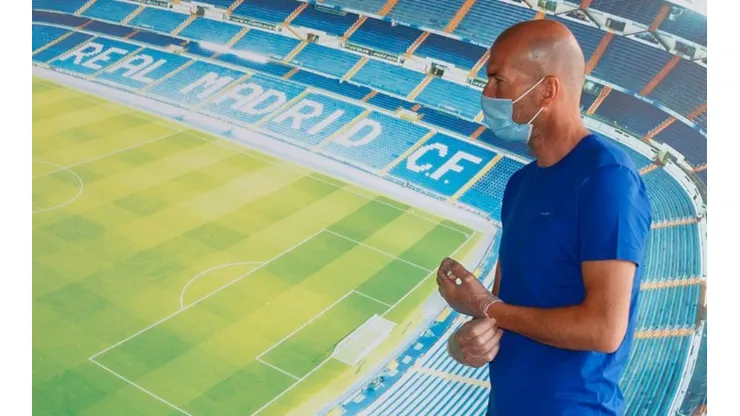 Zinedine Zidane, entrenador de Real Madrid.