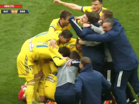 Ganaron la Copa de Bielorrusia en el último minuto y en el festejo se olvidaron del coronavirus