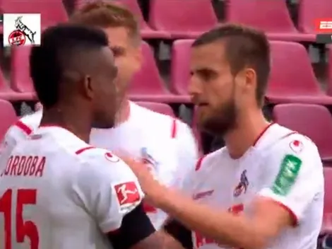 Volvieron los goles colombianos: Jhon Córdoba festejó en la Bundesliga