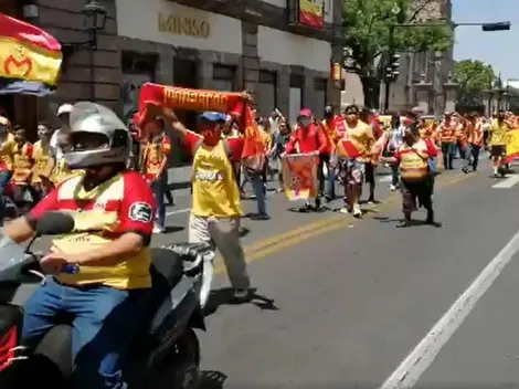 Cientos de aficionados de Morelia se toman las calles para evitar la mudanza del equipo