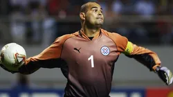 José Luis Chilavert en la Selección de Paraguay.