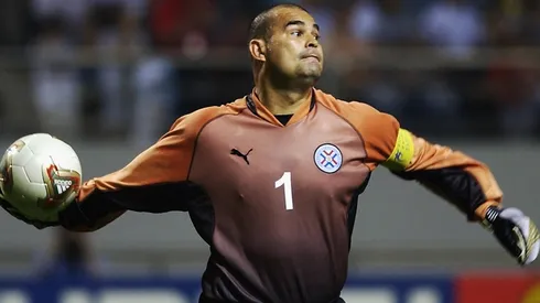 José Luis Chilavert en la Selección de Paraguay.