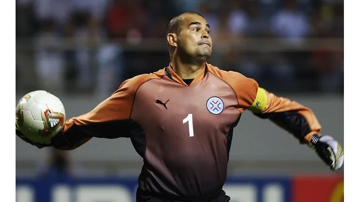 José Luis Chilavert en la Selección de Paraguay.