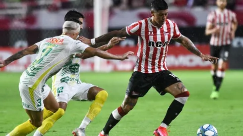 Marcos Rojo en Estudiantes de La Plata.