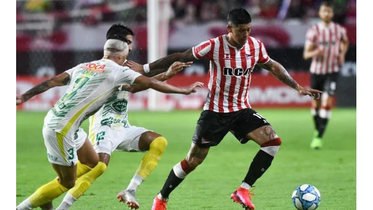 Marcos Rojo en Estudiantes de La Plata.