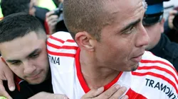 David Trezeguet en el ascenso de River.