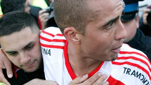 David Trezeguet en el ascenso de River.
