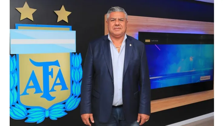 Claudio Tapia, presidente de la Asociación del Fútbol Argentino.