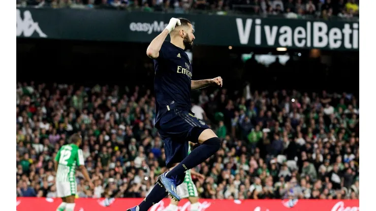 Foto de Benzema, jugador de Real Madrid.
