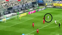 Thuram la agarró perfecto y clavó un golazo para el Mönchengladbach