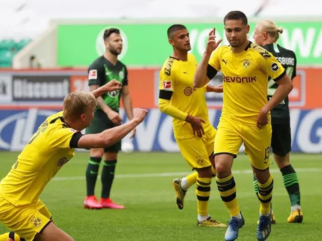 El Dortmund no necesitó a Haaland, le ganó al Wolfsburgo y sigue como escolta