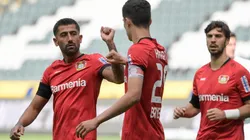 Foto de la victoria del Leverkusen en la Bundesliga.