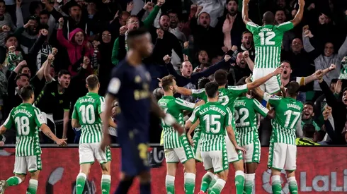 Foto de los jugadores de Betis.