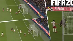 Se lleva puesto al arquero y mete el gol en el FIFA 20 ¿Y el árbitro donde estaba?