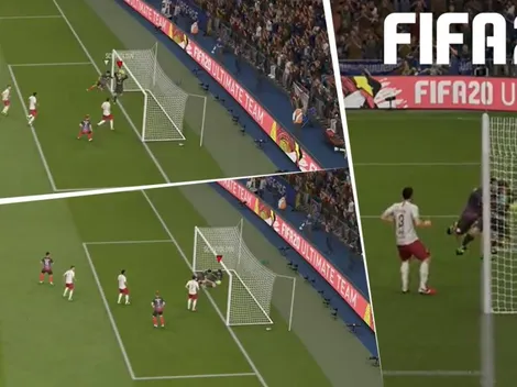 Se lleva puesto al arquero y mete el gol en el FIFA 20 ¿Y el árbitro donde estaba?