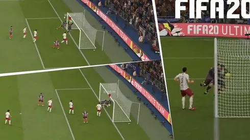 Se lleva puesto al arquero y mete el gol en el FIFA 20 ¿Y el árbitro donde estaba?